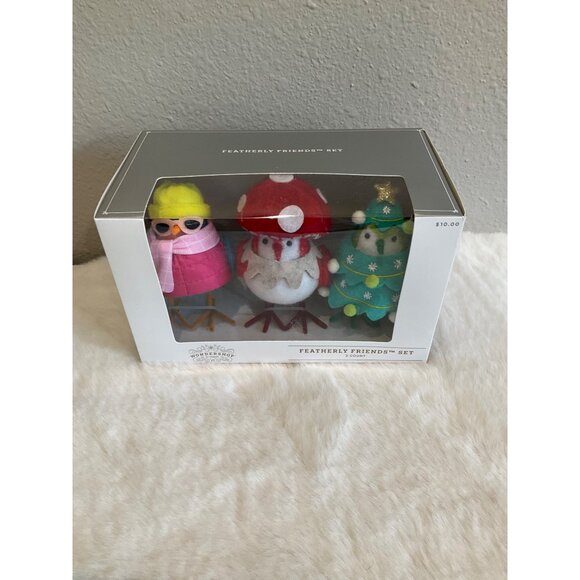 Target Wondershop featherly friends Holiday 3 pc Bird set - Picture 3 of 4